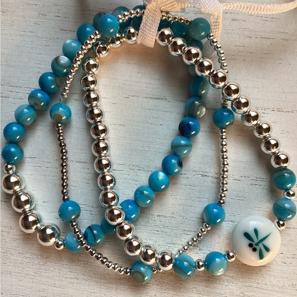 Custom Dragonfly Bracelet Stack - set of 3 - Picture 3 of 10